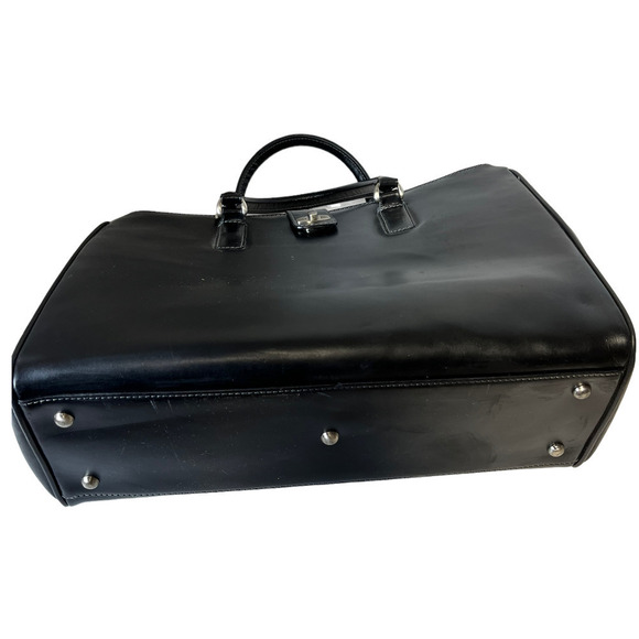 Franklin Covey Briefcase Black Laptop IPad vegan - Picture 3 of 6